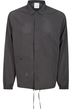 ROA Jakke, Herre, Grå, S, Polyester, Perforeret Logo Skjorte