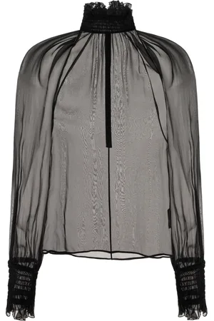 Dolce & Gabbana Bluser & Skjorter, Dame, Sort, M, Blouses
