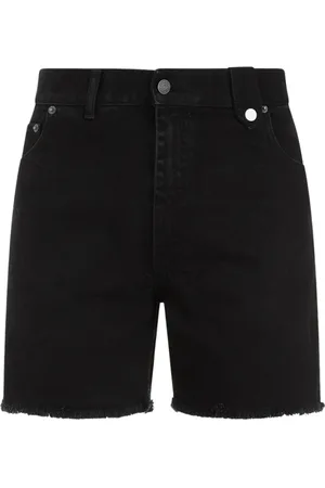 EgonLab Shorts, Herre, Sort, S, Denim, Sort Stonewashed Denim Shorts