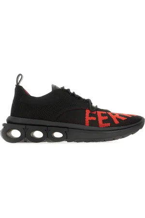 Salvatore Ferragamo Sko, Herre, Sort, 39 EU, Uld, Stilfulde sneakers til hverdagsbrug