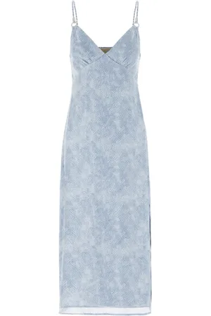 Michael Kors Kjole, Dame, Blå, XS, Polyester, Moderne Kjoler til enhver lejlighed