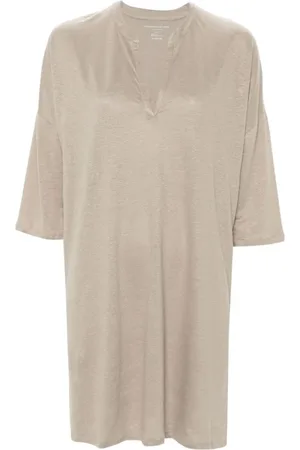 Majestic Bluser & Skjorter, Dame, , M, Linned, Dove Grey Linnedragt