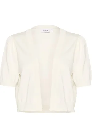 Saint Tropez Strik, Dame, , S, Uld, Bolero Strik Is 3/4 Ærmer