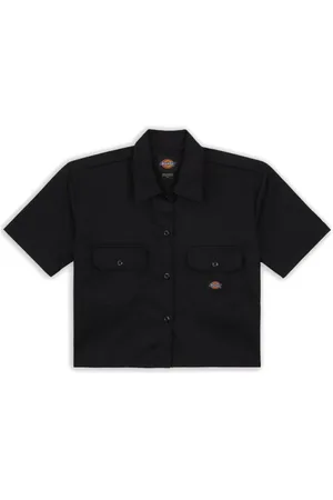 Dickies Bluser & Skjorter, Dame, Sort, L, Bomuld, Elegant Dame Skjorte
