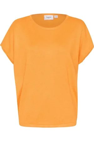 Saint Tropez Strik, Dame, , XS, Uld, Abrikos Melange Strik Pullover