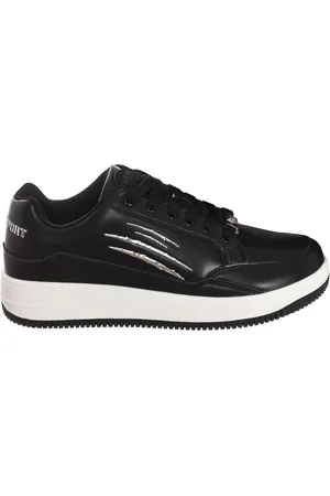 Philipp Plein Sko, Herre, Sort, 44 EU, Sporty Mid-Top Sneakers