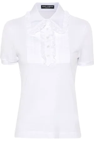 Dolce & Gabbana Top, Dame, Hvid, XS, Bomuld, Hvid Blonder T-shirts og Polos