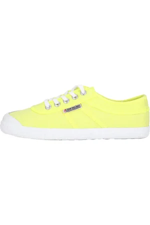 Kawasaki Sko, Herre, Gul, 46 EU, Neon Canvas Sko Sikkerhed Gul