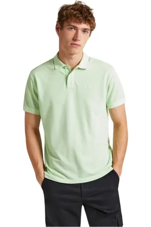 Pepe Jeans Top, Herre, Grøn, S, Bomuld, Frisk Grøn Polo Skjorte