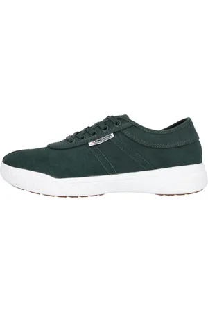 Kawasaki Sko, Dame, Grøn, 39 EU, Suede, Leap Suede Sko Dyb Skov