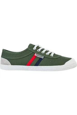 Kawasaki Sko, Dame, Flerfarvet, 38 EU, Retro Canvas Sko Black Forest