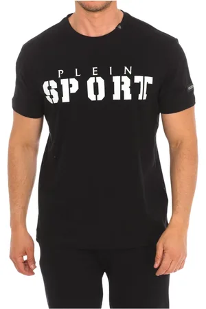 Philipp Plein Top, Herre, Sort, M, Bomuld, Kortærmet T-shirt med Claw Print