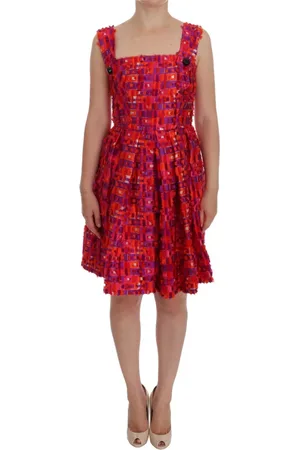 Dolce & Gabbana Kjole, Dame, Lyserød, XS, Uld, Maxi Dresses