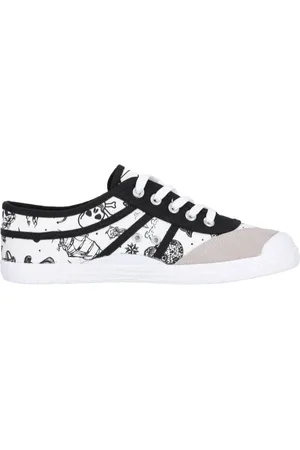 Kawasaki Sko, Dame, Flerfarvet, 42 EU, Uld, Tattoo Canvas Sko Hvid