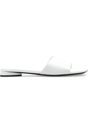 Balenciaga Sko, Dame, Hvid, 39 EU, Læder, Læder Slides 