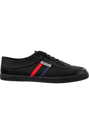 Kawasaki Sko, Herre, Sort, 37 EU, Retro Canvas Sko Sort Solid