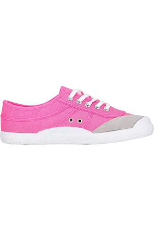 Kawasaki Sko, Dame, Lyserød, 37 EU, Neon Canvas Sko Knockout