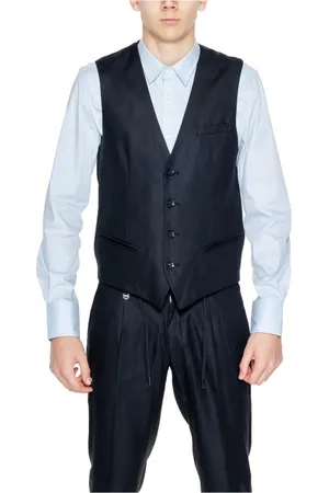 Antony Morato Jakkesæt, Herre, Sort, XL, Uld, Herre Linnevest