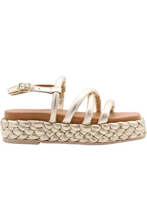 DWRS Sko, Dame, Gul, 40 EU, Uld, Stilfuld sandal Dunajec