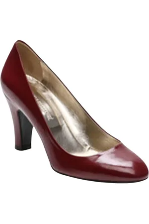 Inès de la Fressange Sko, Dame, Rød, 36 EU, Læder, Elegant Bordeaux Is Hæle