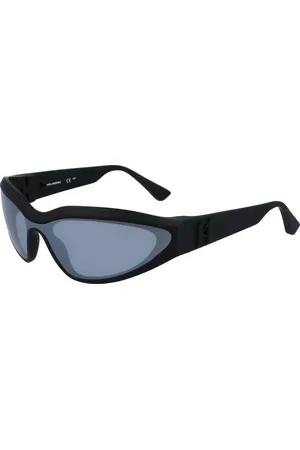 Karl Lagerfeld Tilbehør, unisex, Sort, 69 MM, Urban Glam Solbrillekollektion