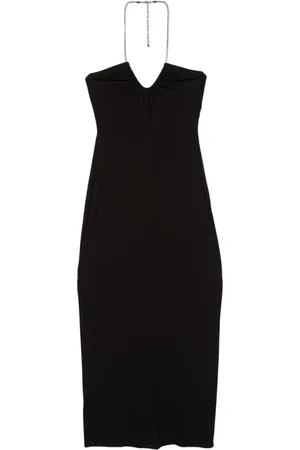 Michael Kors Kjole, Dame, Sort, S, Elegant Sort Maxi Kjole
