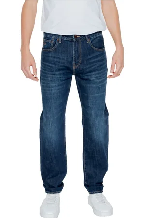 Armani Exchange Jeans, Herre, Blå, W30 L30, Bomuld, Slim Fit Herre Jeans Forår/Sommer Kollektion