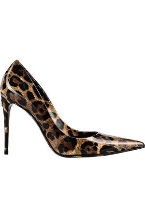 Dolce & Gabbana Sko, Dame, Brun, 36 1/2 EU, Læder, Leopard Print Læder Decolletes