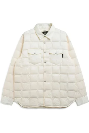 TAION Jakke, Herre, Hvid, M, Uld, Off Puffer Jakke