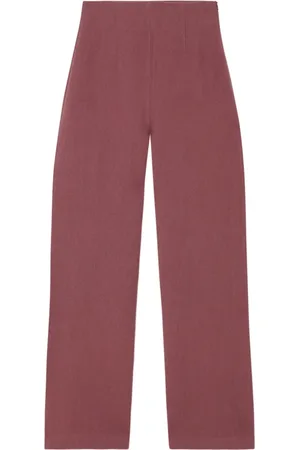 Cortana Bukser, Dame, Rød, 2XL, Uld, Margot, linned og uldbukser