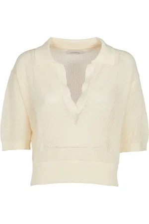 LANEUS Strik, Dame, , XS, Polo Crop Sweater
