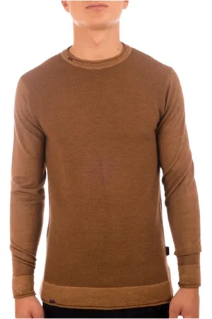 BOB der Bär Sweathshirts & Hoodies, Herre, Brun, L, Uld, Striktrøje