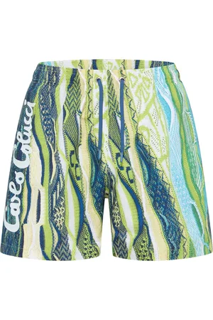 Carlo Colucci Badetøj, Herre, Flerfarvet, XL, Uld, Sporty Beach Volleyball Surfing Swim Shorts