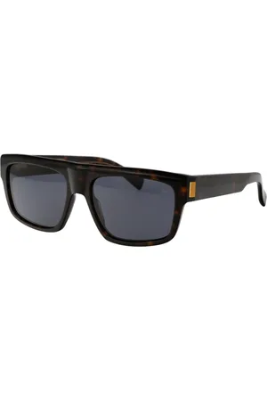 Dunhill Tilbehør, Herre, Sort, 56 MM, Uld, Stilfulde solbriller Du0054S