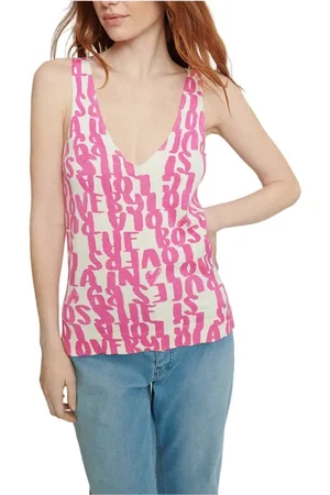 Lola Casademunt Top, Dame, Flerfarvet, M, Multifarvet tekstil dame top