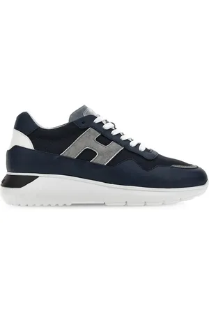 Hogan Sko, Herre, Blå, 44 EU, Læder, Interactive³ Blå Sneakers