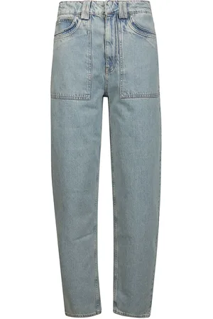 REV Jeans, Dame, Blå, W26, Uld, Stilfulde Suri Jeans med Fatigue Lomme