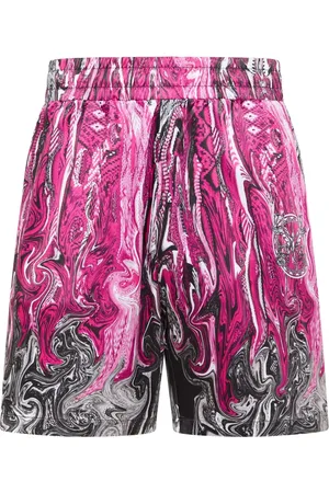 Carlo Colucci Shorts, Herre, Flerfarvet, L, Kunstneriske Strik Shorts