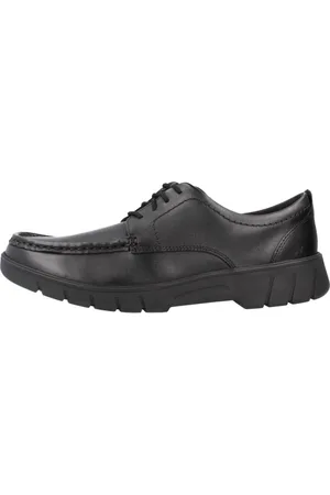 Clarks Sko, Dame, Sort, 37 EU, Læder, Branch Snøresko