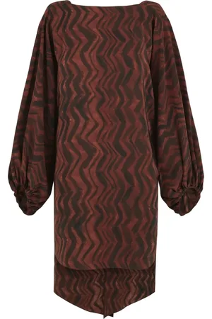 Cortana Top, Dame, Flerfarvet, L, Debora, trykt silkebluse