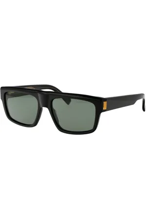 Dunhill Tilbehør, Herre, Sort, 57 MM, Uld, Stilfulde solbriller Du0055S