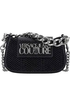VERSACE Taske, Dame, Sort, ONE SIZE, Uld, Skuldertaske - Efterår/Vinter Kollektion
