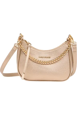 Carlo Colucci Taske, Dame, Brun, ONE SIZE, Uld, Elegant Skuldertaske Trendsetter Stil