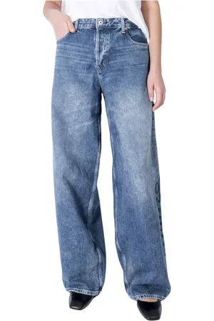 Adriano Goldschmied Jeans, Dame, Blå, W28, Bomuld, Vintage Wide Leg Jeans