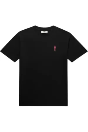 BALR. Top, Herre, Sort, S, Bomuld, Box-fit bomuldst-shirt med logo