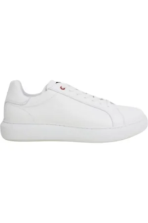 Peuterey Sko, Herre, Hvid, 46 EU, Læder, Hvide Læder Sneakers