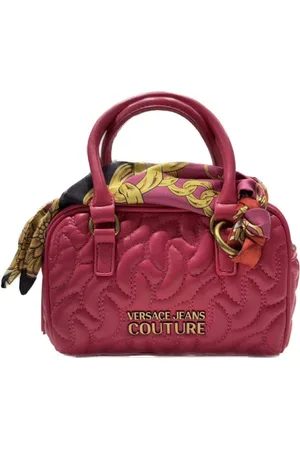 VERSACE Taske, Dame, Lyserød, ONE SIZE, Uld, Håndtaske med aftagelig skulderrem