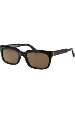 Dunhill Tilbehør, Herre, Sort, 57 MM, Uld, Stilfulde solbriller Du0056S