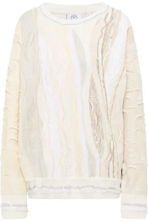Carlo Colucci Strik, Dame, Flerfarvet, XS, Hyggelig Oversized Striktrøje
