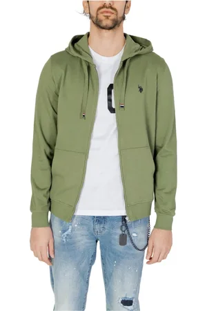 U.S. Polo Assn. Sweathshirts & Hoodies, Herre, Grøn, XL, Bomuld, Sweatshirts